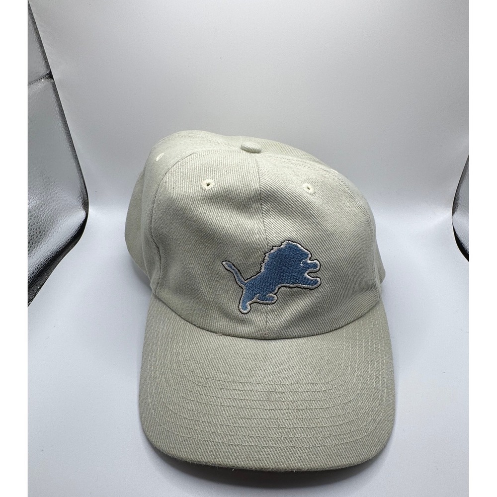 NFL Detroit Lions Hat Cap Beige Adjustable‎ Football Baseball